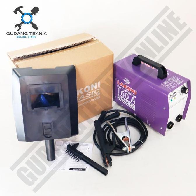 TERAR Mesin Las Listrik Lakoni Basic 162 IXS / Trafo Las Lakoni Basic 162IXS Inverter Lakoni Basic 1