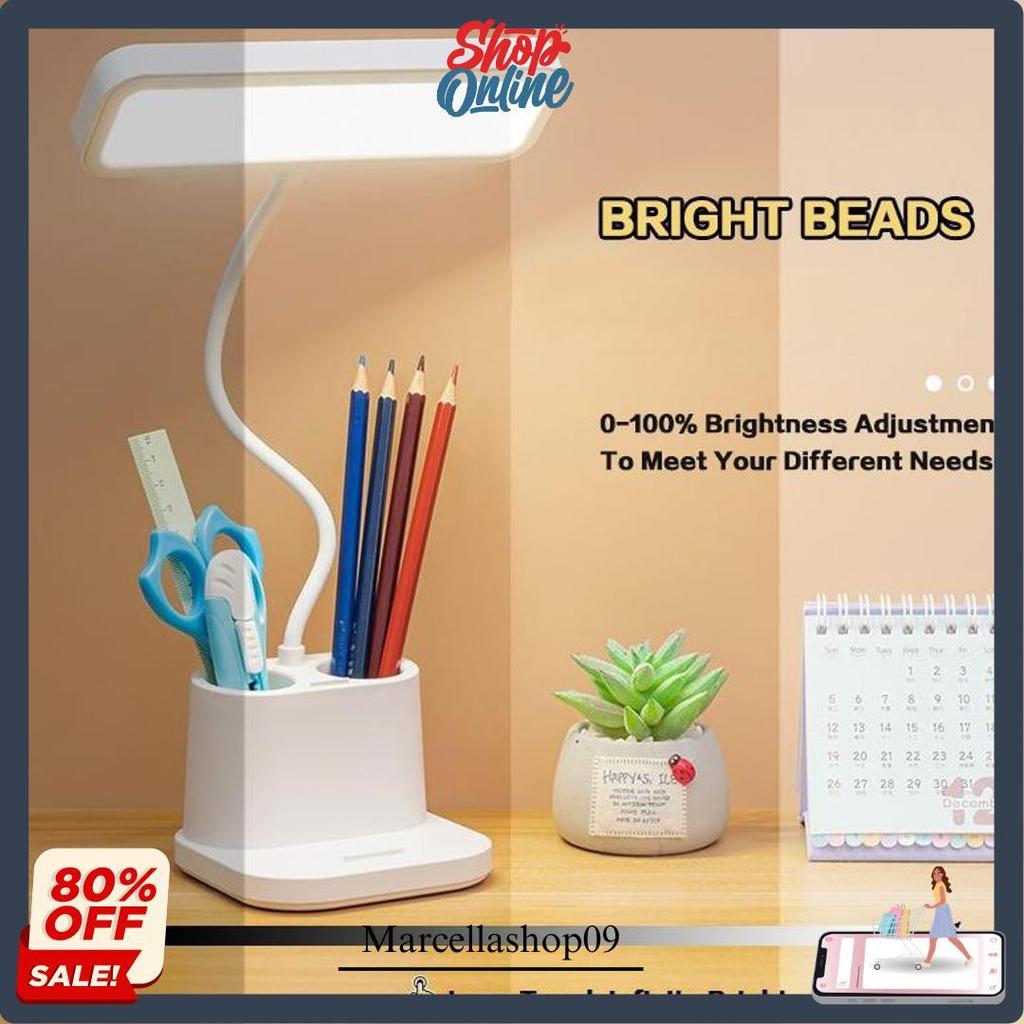 Lampu Meja Kecil Led Tanpa Kabel Untuk Rumah Kantor Lampu Baca Kontrol Led Lampu Meja Dapat Diredupk
