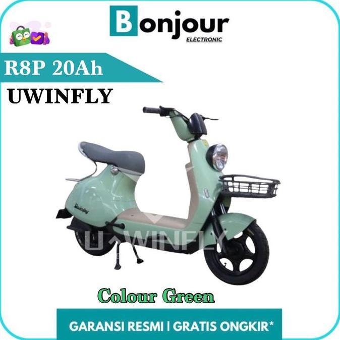 Selis Uwinfly R8 Sepeda Listrik Uwinfly R8P 800W/20Ah - GREEN [RESMI]