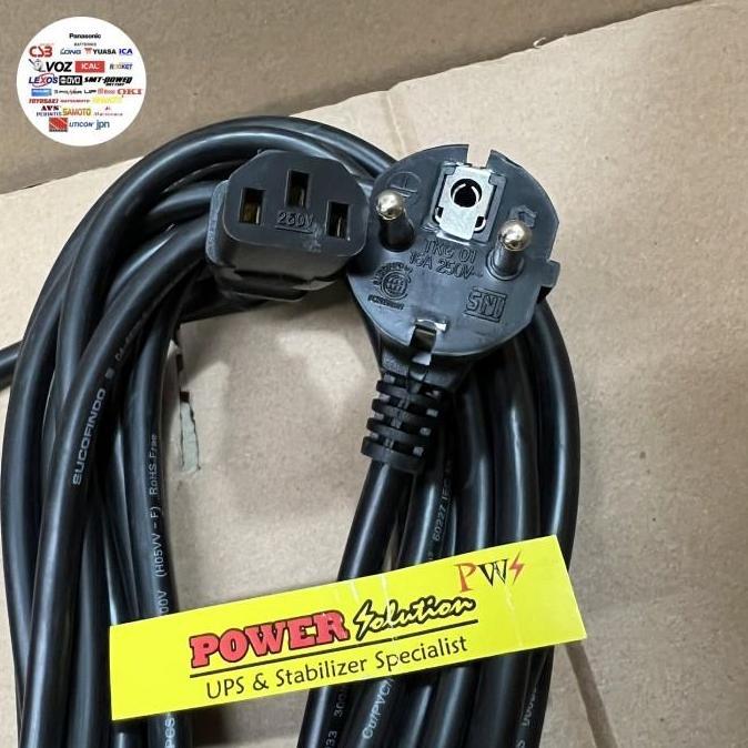 Kabel Power Antminer Rig Miner Cpu psu ups server Hi Quality 16A 10M Kabel Power Panjang tebal bagus