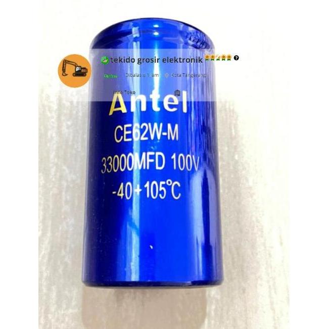 Elco 33000Uf/100V Antel / Elco 33000/100 Antel Ready