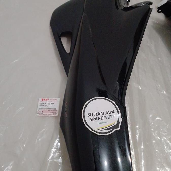 COVER FRAME TUTUP BODY SATRIA FU CBU HITAM BLACK ORI SGP THAILAND