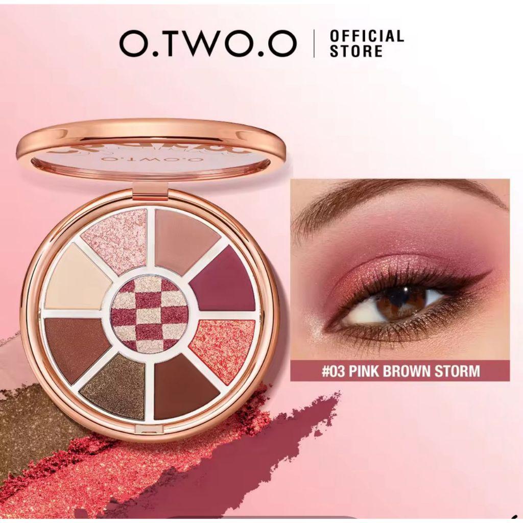 Rcs O.Two.O Eyeshadow Palette High Pigment Shine Matte Long Lasting Waterproof Otwoo Eyeshadow