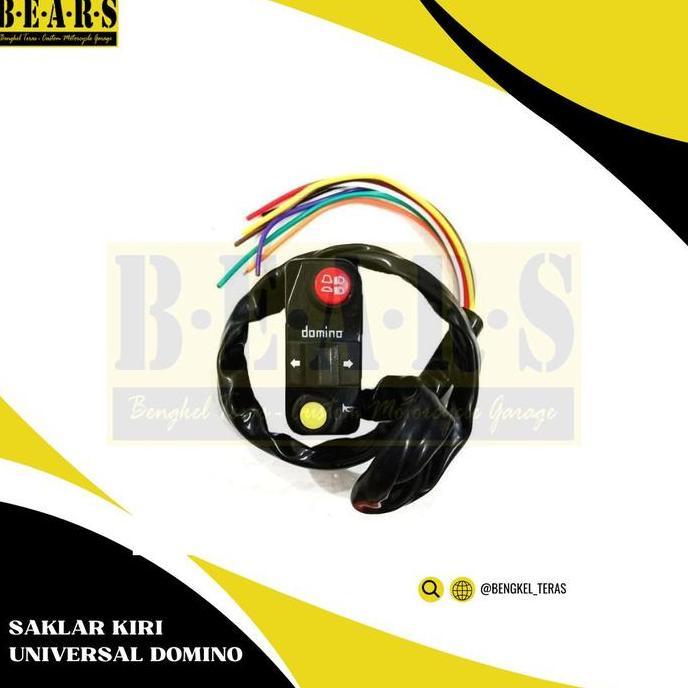 SAKLAR KIRI MOTOR CUSTOM UNIVERSAL SAKLAR DOMINO BEST QUALITY