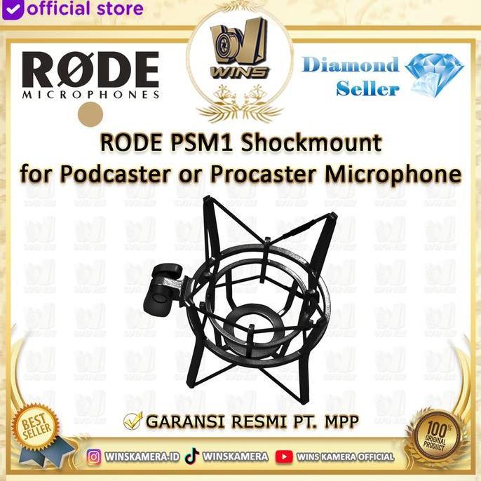 TERLARIS RODE PSM1 SHOCKMOUNT FOR RODE PODCASTER OR PROCASTER MICROPHONE