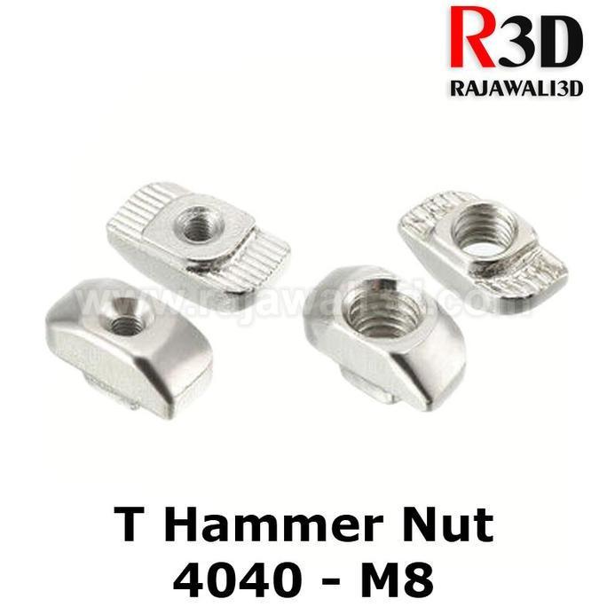 T Nut M8 Tee Nut T Hammer Nut 40-M8 Drop In Aluminium Profile 4040