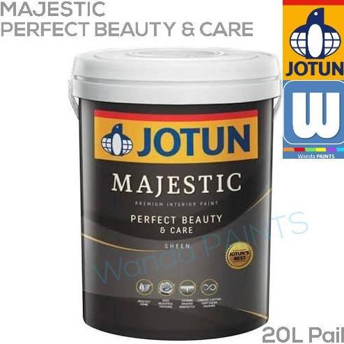 TERMURAH - JOTUN MAJESTIC PERFECT BEAUTY & CARE - WHITE / CAT TEMBOK