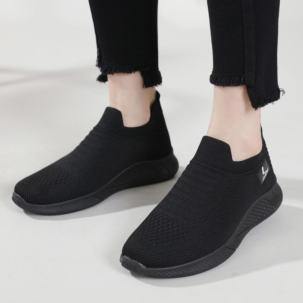 Free Ongkir Lvrkids Shotaro  Size 25-40 Lv0438 Sepatu Sekolah Anak Sd Sepatu Slip On Anak Hitam Tanp