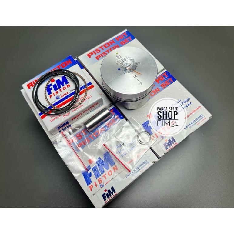 PISTON SEHER FIM31 CUSTOM DOME MENTAH 61 62 63 PEN PIN 14 VARIO 150 KLX NMAX AEROX FIM 31