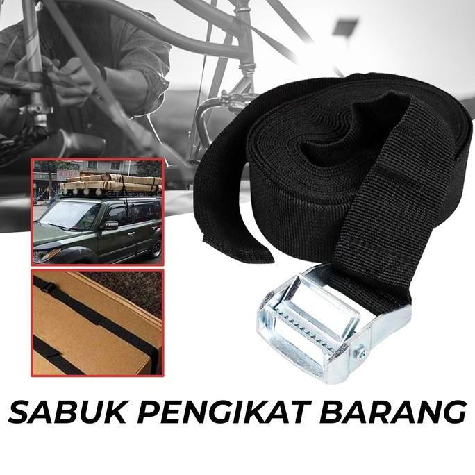 Tali Pengikat Barang 2 Meter Strap Cargo Belt Motor Mobil