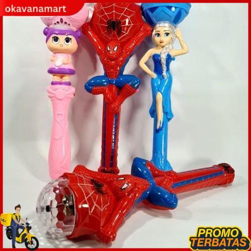 Tongkat Sihir Lampu Dan Musik / Tongkat Peri / Led Tongkat Peri Magic Dengan Lampu Cantik Dan Musik 