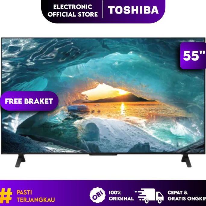 TV TOSHIBA 55" Inch 55m550mp m550mp Qled Smart GOOGLE TV UHD 4k HDR10+