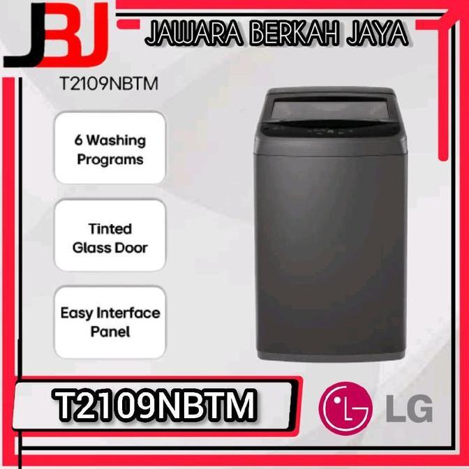 Mesin Cuci 9 kg LG T2109NBTM mesin cuci 1 tabung 9kg LG T2109 Mesin cuci Top loading Lg 9 kg