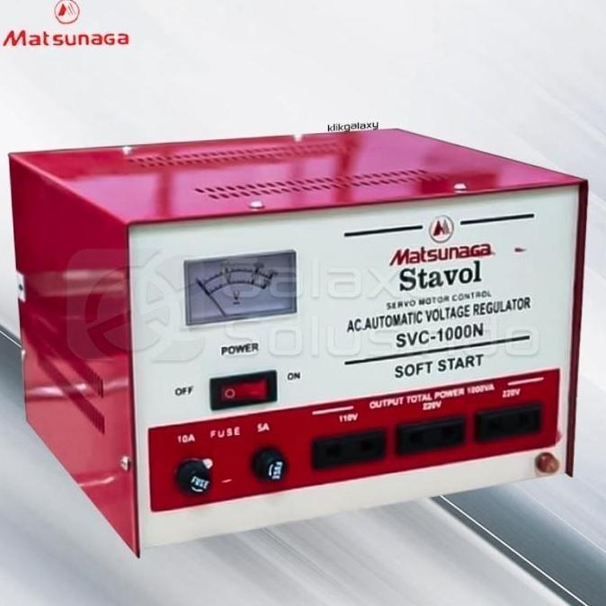 Matsunaga SVC-1000N 1000VA Stavolt Stabilizer