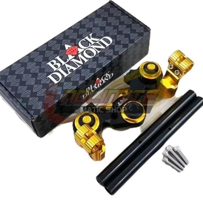 Stang Jepit Adjustable Robot Nmax New / All New Nmax Nmax 2020-2023 Orinal Black Diamond stang jepit