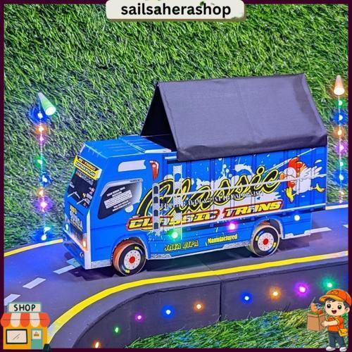 Promo Miniatur Truk Murah Truk Oleng Lampu Terpal Bisa Belok Mainan Anak Tawakal Putih 5 Kado Ulang 