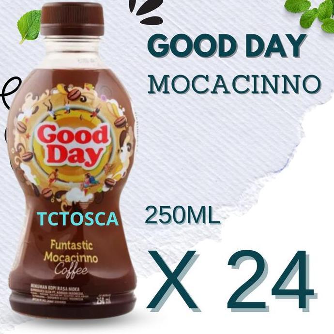 Good Day Mocacino Coffe Botol 1 Karton isi 24x250ml
