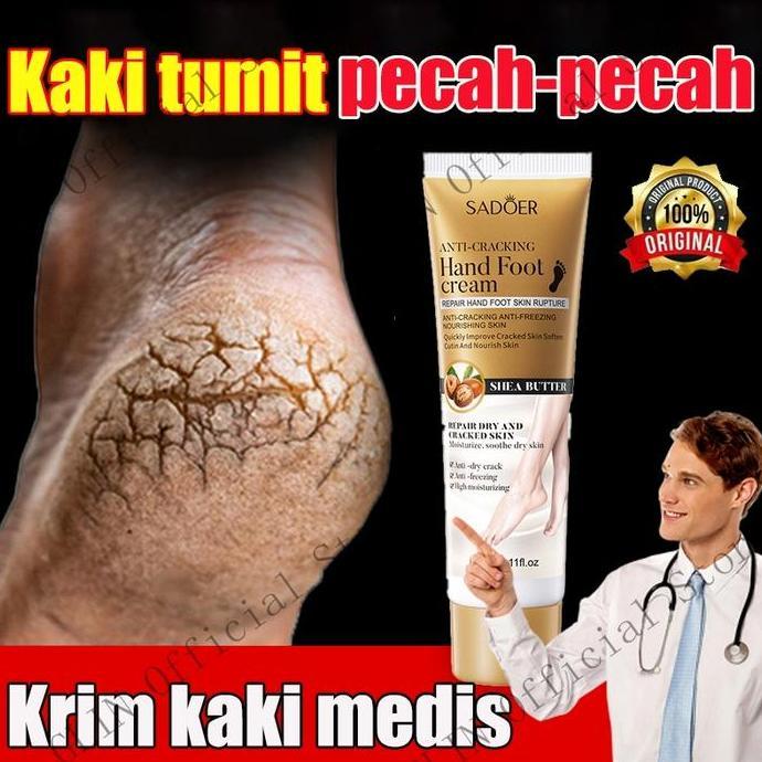 salep kaki pecah pecah kering Krim pelembap untuk kaki kering dan pecah-pecah 60 gram Perawatan tang