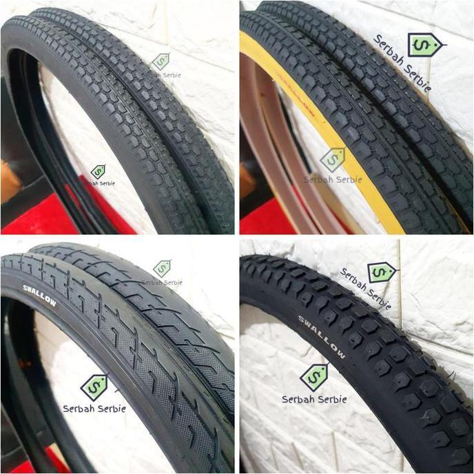 BAN LUAR SEPEDA 26X1.75 SWALLOW DELI TIRE 26 X 175 1.75 26x175 MTB ROAD CITY BIKE FEDERAL TOURING Di