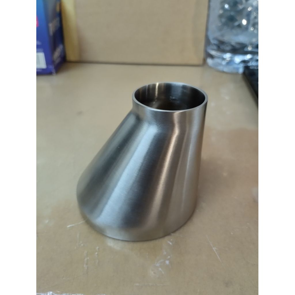 Reducer eccentric sanitary 316L 4 x 2" inch reducer eksentrik