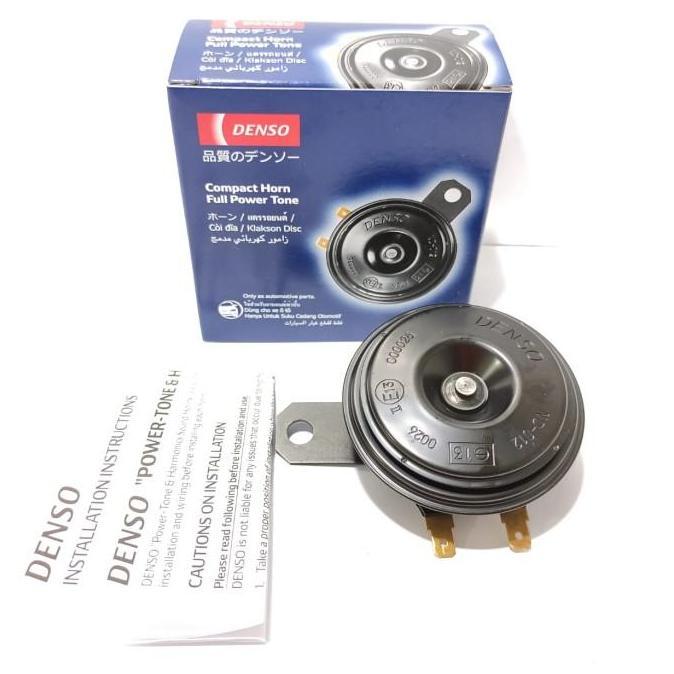 KLAKSON DISK 12V SINGLE DENSO SUARA AVANZA UNIVERSAL JAMINAN ASLI ASLI