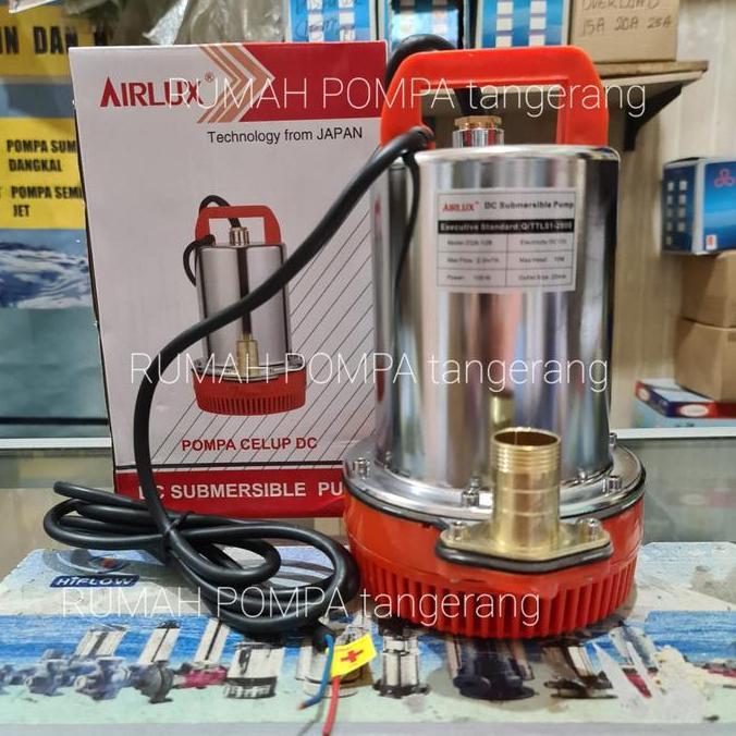 POMPA CELUP KOLAM AIRLUX DC 12VOLT POMPA CELUP AIR BERSIH MANUAL RESTOCK