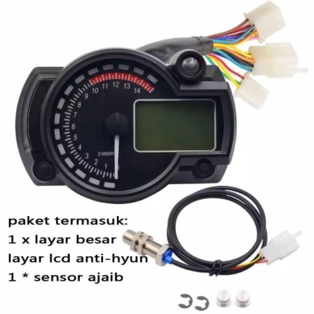 SPEEDOMETER DIGITAL KOSO RX2N UNIVERSAL ORIGINAL DAN TERPERCAYA