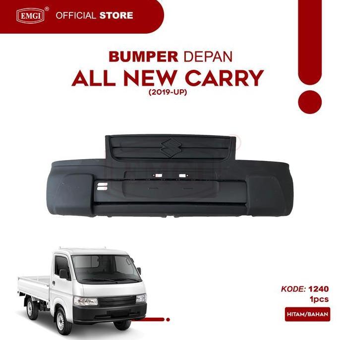 EMGI - BUMPER GRILL DEPAN MOBIL ALL NEW CARRY 2019 2020 2021 2022 2023 2024 2025 HITAM - 1240 TERBAI