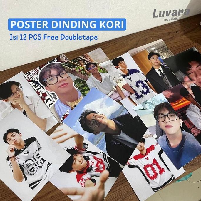 Poster Dinding Kori Isi 12 Gambar A5 Bonus Lem Tempel Doubletape Koleksi Hiasan Dinding Kamar