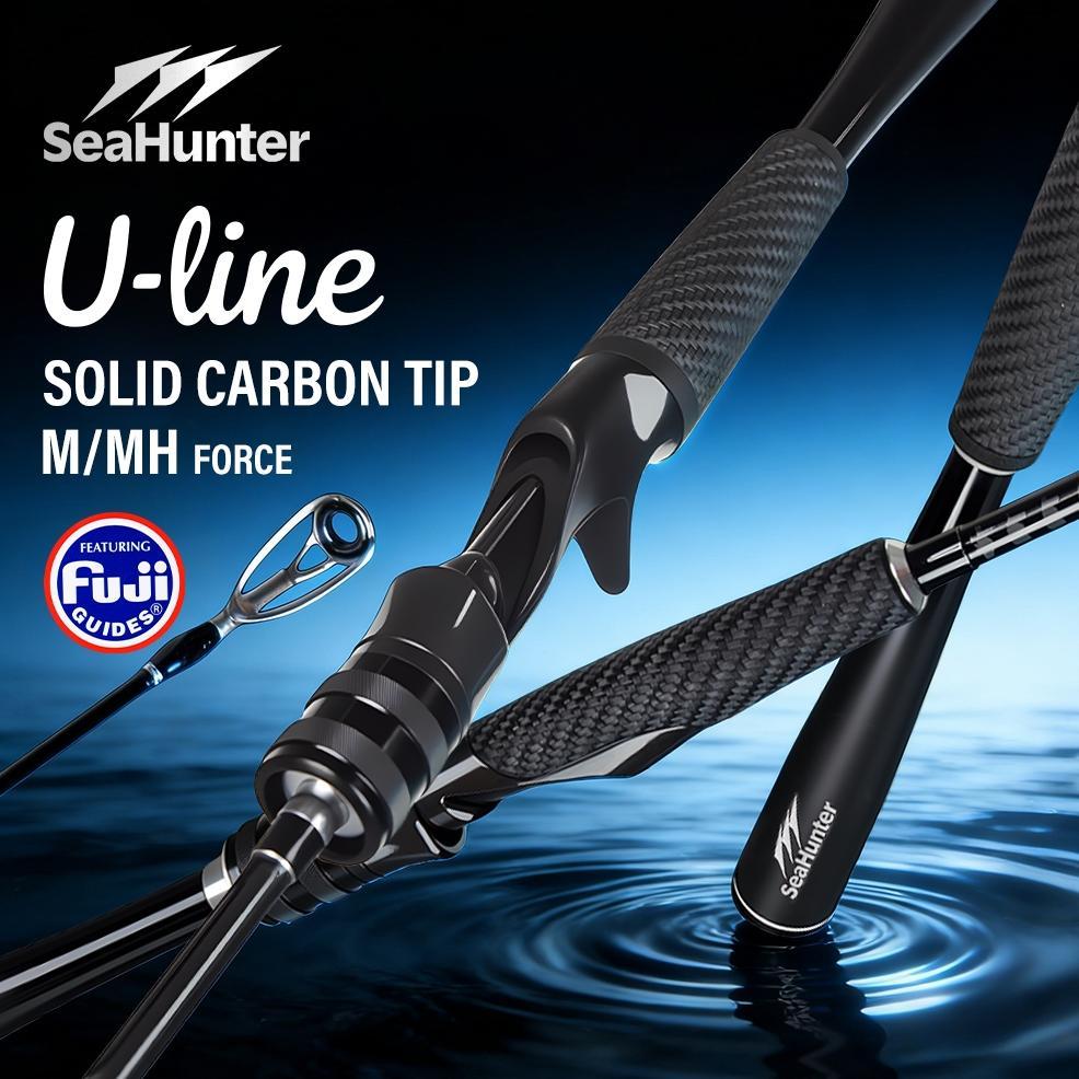 [OFFICIAL] SeaHunter U Line 1.8M  Power M/MH Joran Pancing, Fuji Ring Keramik, Ujung Karbon Solid,Te