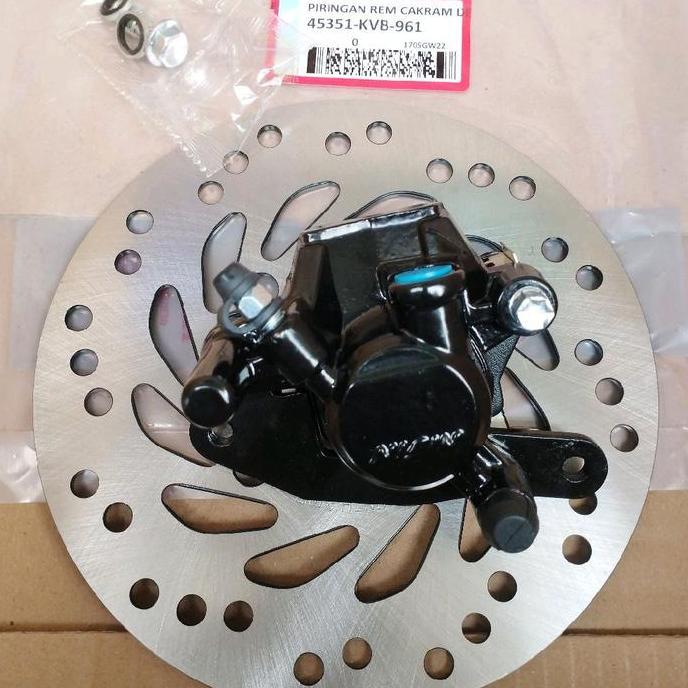 PIRINGAN PLUS KALIPER CALIPER CAKRAM DEPAN BEAT FI BEAT POP VARIO 125 BEAT ESP PREMIUM