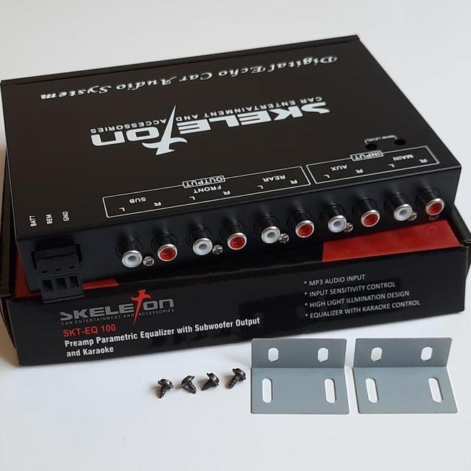 Promo Preamp Parametric Equalizer Mobil Dengan Subwoofer Output Cod