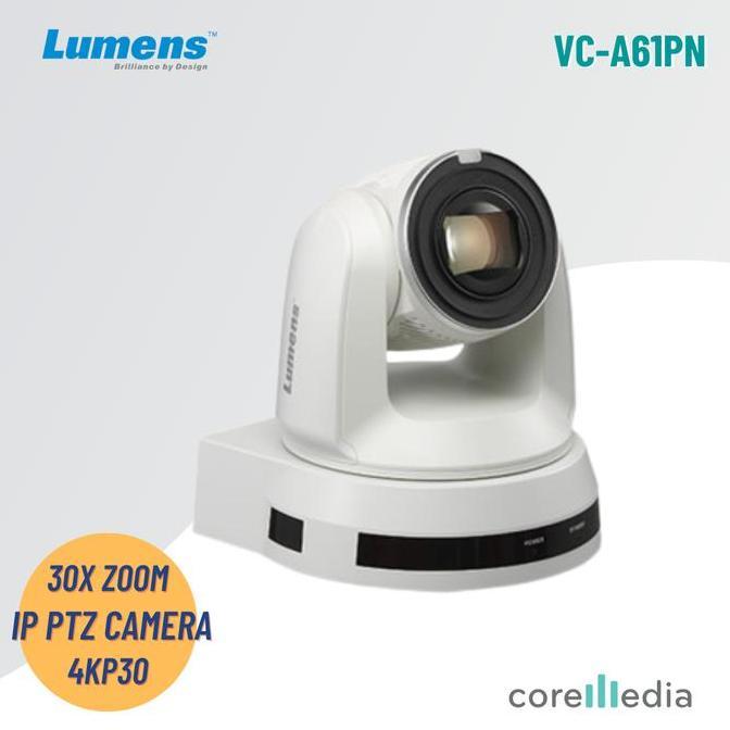 Lumens VC-A61PN 4K NDI|HX PTZ Video Camera with 30x Optical Zoom