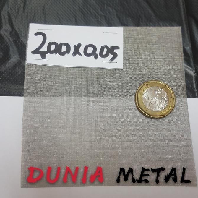 Wire mesh SS 304 Mesh 200 X 0.05mm Stainless