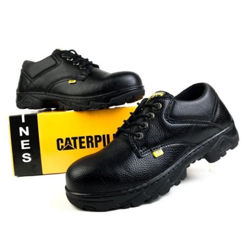Grade Ori Sepatu Safety Boot Caterpillar,Safety Boot Ujung Besi, Sepatu Kerja Proyek