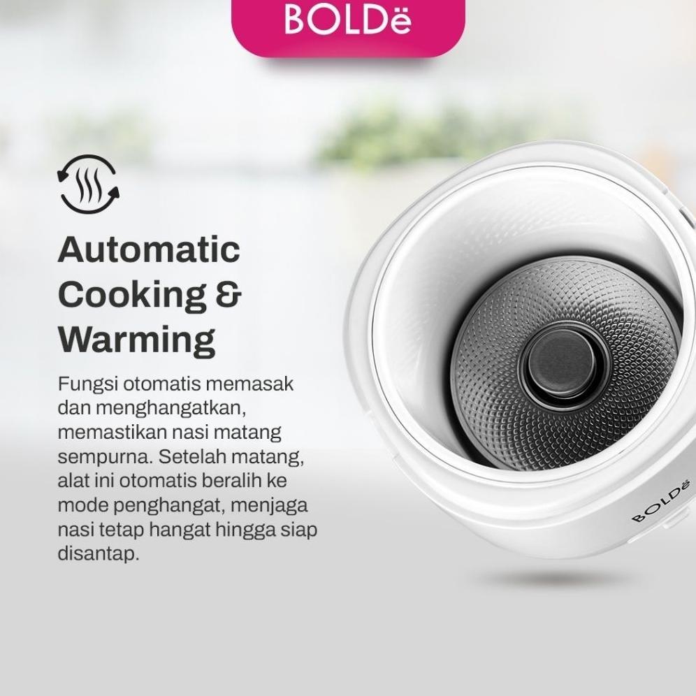 Terbaru Rice Cooker Mini Bolde Supercook Mini 0.3 L Rice Cooker Portable