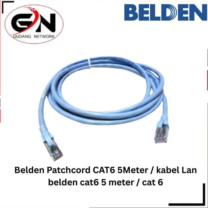 TERMURAH - Belden Patchcord CAT6 5Meter / kabel Lan belden cat6 5 meter / cat 6