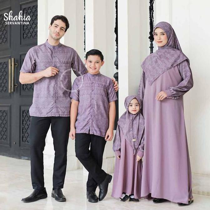 NEW SHAHIA SERVANTINA - RENJANA SET DRESS GAMIS COUPLE MOM & KIDS ORI