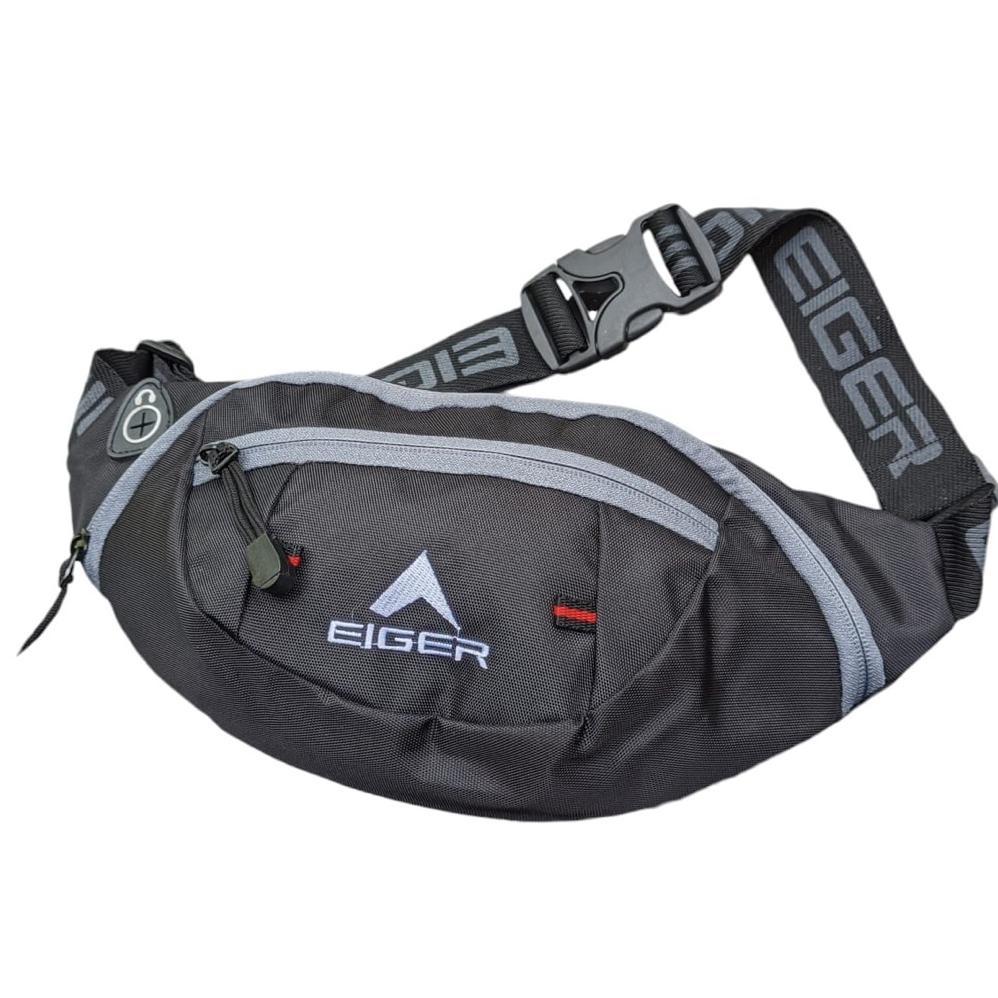 GARANSI Tas Pinggang waistbag Tas Selempang Eiger Waistbag Waterproof Hitam,army,navy,hand bag Pria 