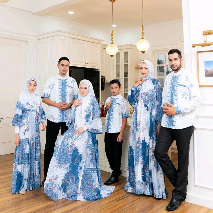 NEW ZAYYANA ELDEENA SARIMBIT GAMIS KELUARGA GAMIS KOKO ORI
