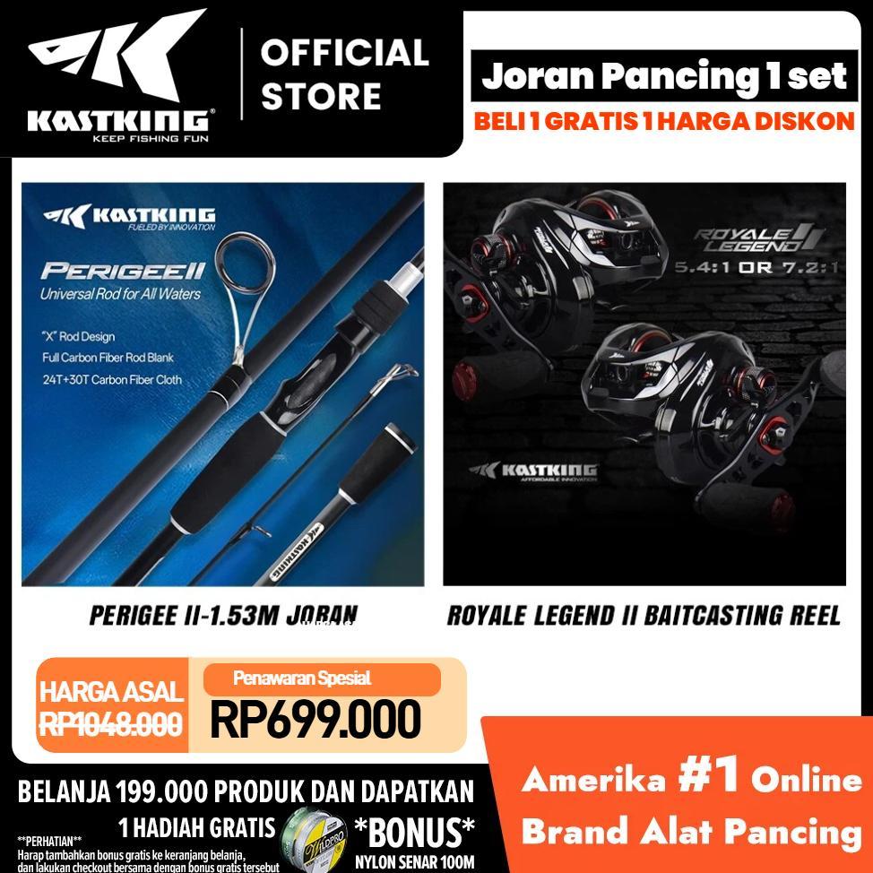 [OFFICIAL] KASTKING Joran Pancing 1 SET= Royale Legend III Joran 2.13M 2.4M+Royale Legend II Reel BC