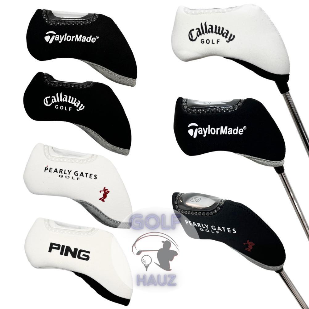 Sarung Head Cover Golf Clubs Iron Stick Stik Set 10 PCS TM PING Pearly Logo XXIO Callaway Pelindung 