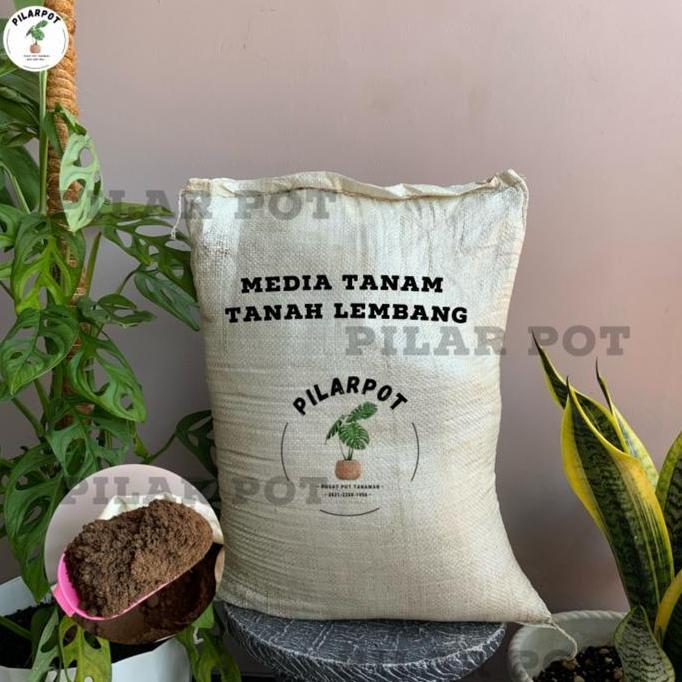 MEDIA TANAM ORGANIK TANAH LEMBANG MURNI UNTUK TANAMAN - TANAH LEMBANG KARUNG POLOS