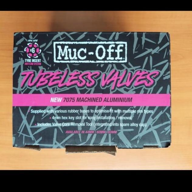 Muc Off Pentil Valve Tubeless Presta 80mm 60mm Tubeless Valve