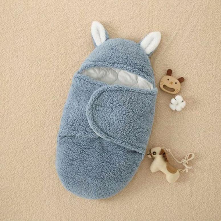 cuci gudang selimut bayi bulu korea model kelinci lucu
