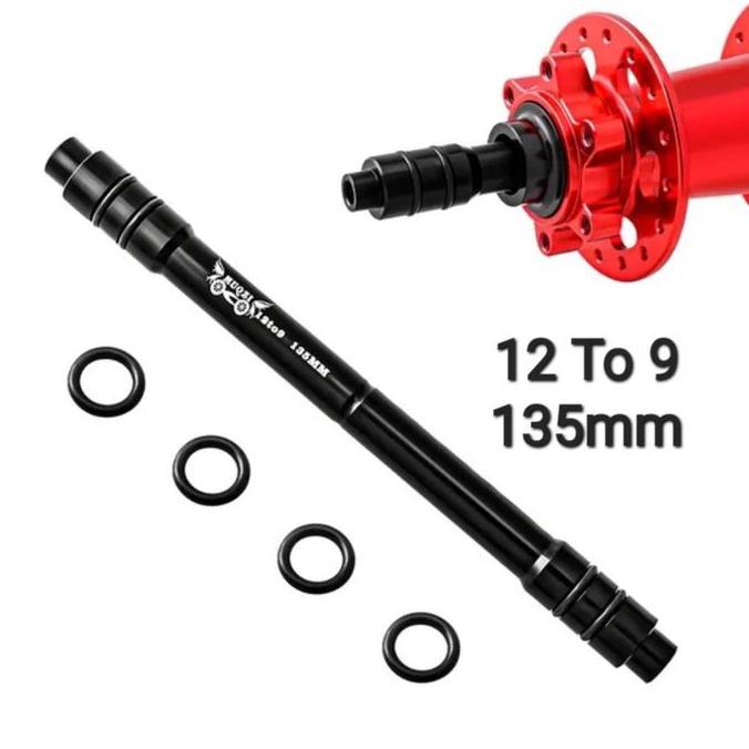MUQZI Adaptor Belakang Hub TA 12mm Ke QR 9mm 135mm Adapter TA Ke QR