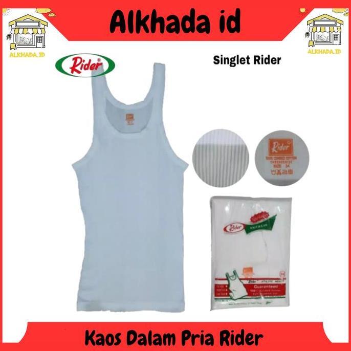 Kaos Dalam Singlet Pria Rider Sport R 125 B Katun | Kaos Kutang Laki Laki Rider Premium Jumbo