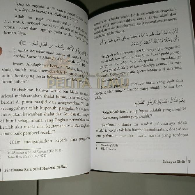 Buku Bagaimana Para Salaf Mencari Nafkah - Potret Salaf Menjemput Rezeki Yang Barokah (Terjemah Kita
