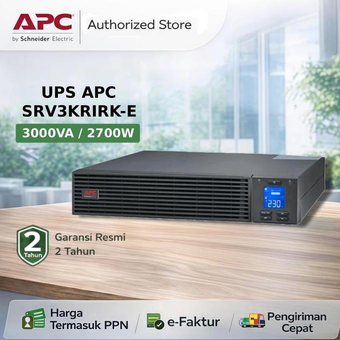 UPS APC SRV3KRIRK-E SRV3KRIRK EASY UPS ONLINE 3000VA 2700WATT