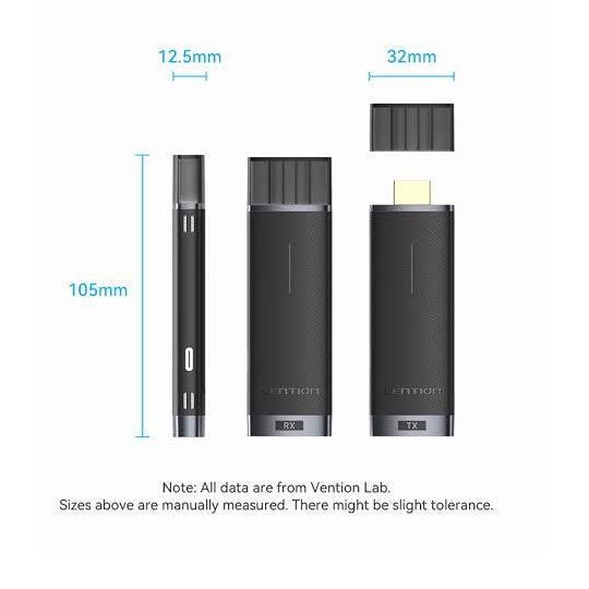 Promo Hdmi Wireless Transmitter And Reciever Vention Wireless Hdmi Dongle Mirroring - Adc Hd Mi